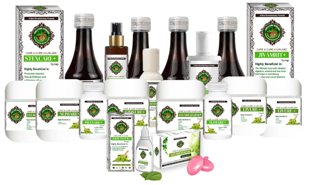 Care & Cure Ayurveda's all products